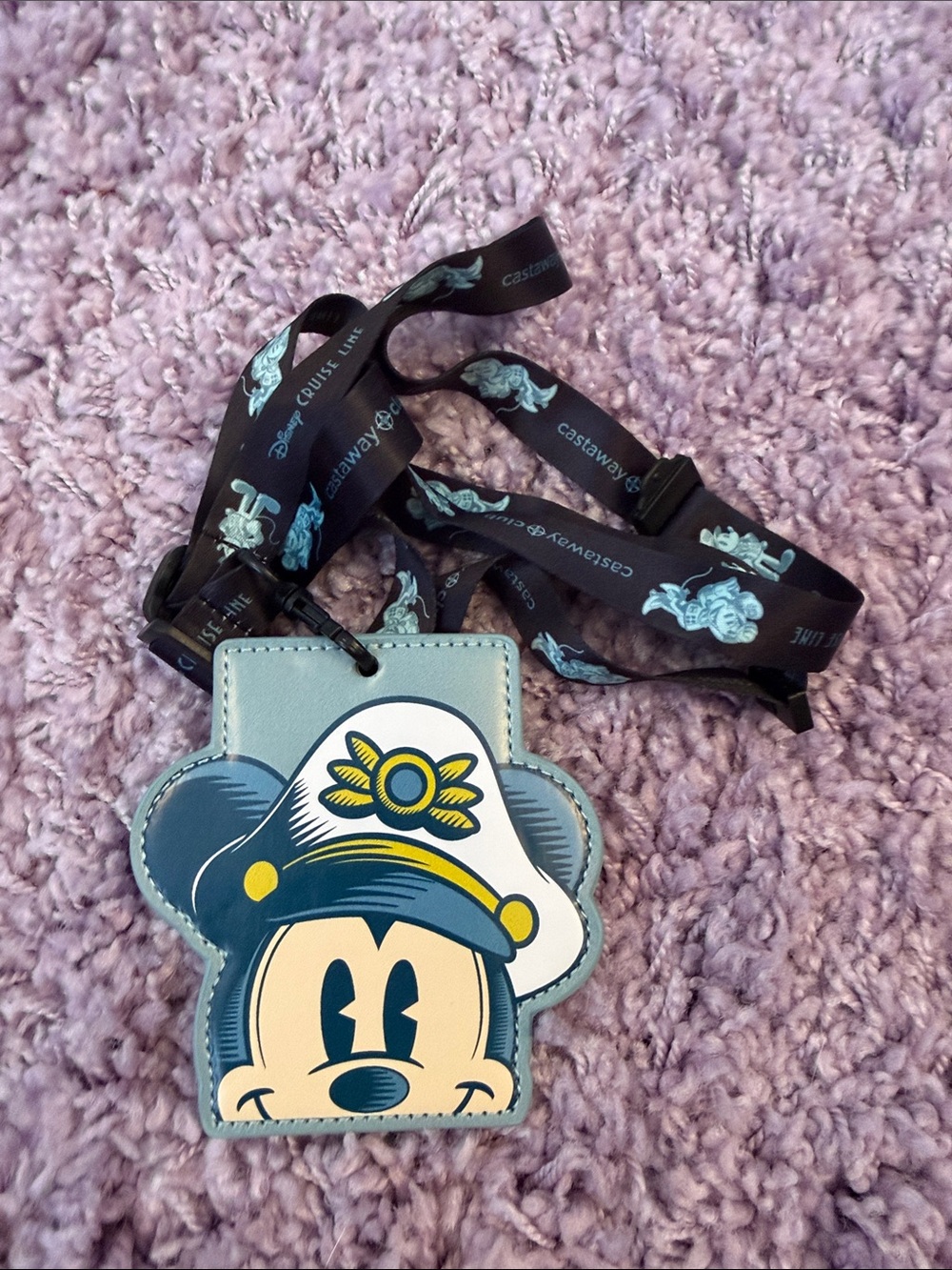 Disney Cruise Captain Mickey Platinum Lanyard